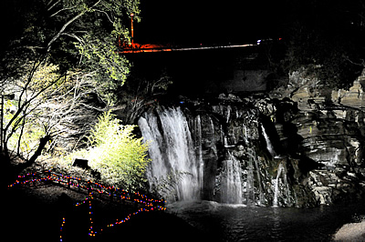 「滝ライトアップ2」の画像