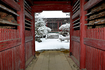 「太平寺の雪景色1」の写真