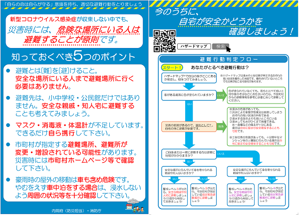 災害時の避難所における新型コロナウイルス感染症対策等