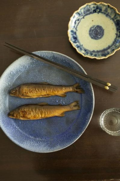江戸前の旬のアユの山椒炊き(2)