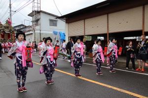 山あげ祭 21日金棒引き