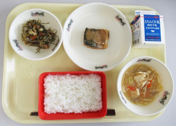 10月22日給食