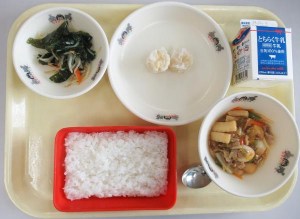 10月24日給食