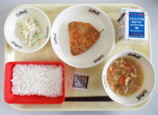 11月18日給食