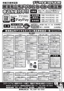 デジタルわくわく商品券取扱店舗一覧