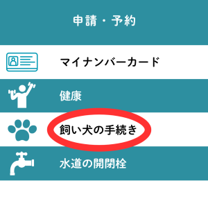 LINE 飼い犬の手続き2