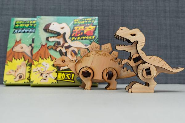 木材加工品 恐竜の工作キット