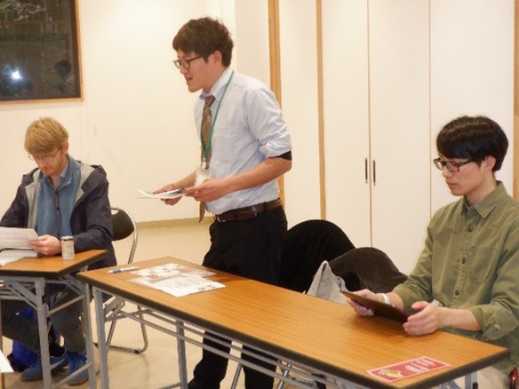 11月大嶋隊員活動報告