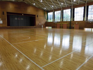 南那須中学校体育館アリーナ