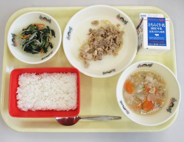 令和8月6月16日給食