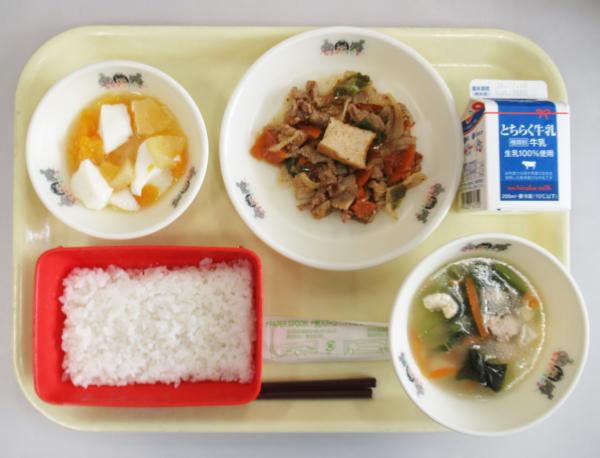 令和8年6月29日給食